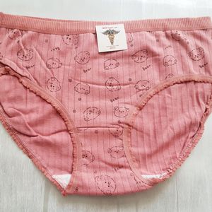 قیمت ارزان شورت نخی عروسکی بسته 3 عددی صورتی
