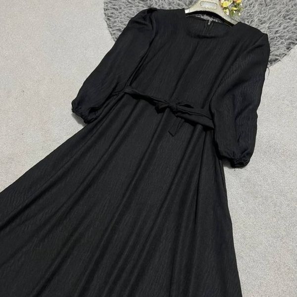 پیراهن زنانه بلند مشکی