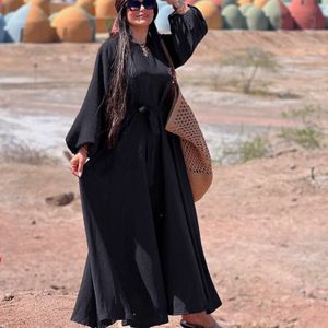 خرید اینترنتی پیراهن زنانه بلند مشکی