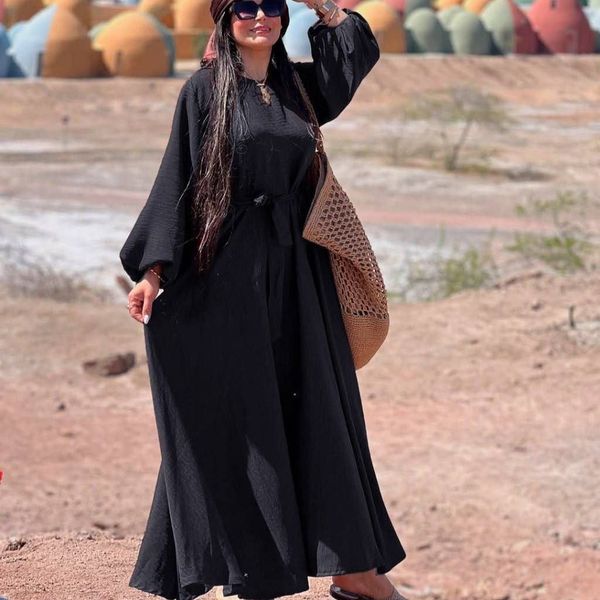 پیراهن زنانه بلند مشکی