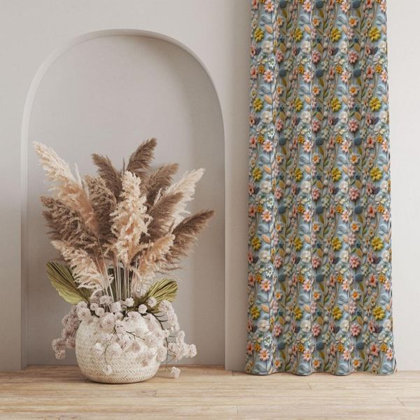 پارچه مخمل روبالشی پارچه باما طرح 5 بعدی  گل جان کد 5013543