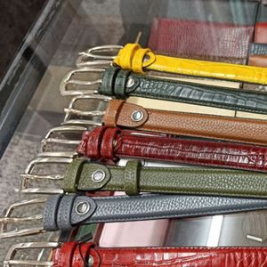 کمربند زنانه چرم طبیعی