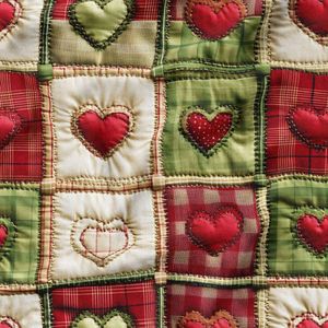 پارچه مخمل روتختی یک نفره پارچه باما طرح 5 بعدی  تکه دوزی کد 5013566