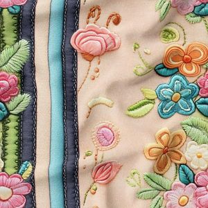 فروش اینترنتی پارچه مخمل رومیزی پارچه باما طرح 5 بعدی فیدان کد 5013583