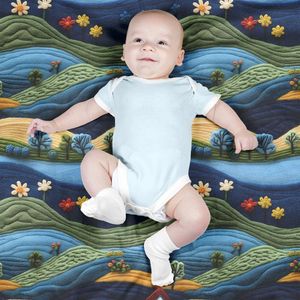 قیمت ارزان پارچه مخمل روبالشی پارچه باما طرح 5 بعدی خانه رود کد 5013600