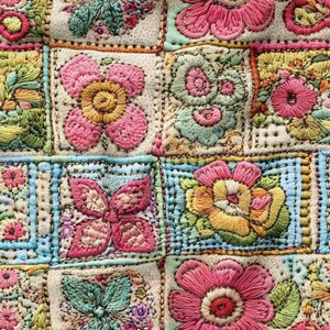 خرید انلاین پارچه مخمل کوسن مبل  پارچه باما طرح 5 بعدی گل مدرن کد 5013614