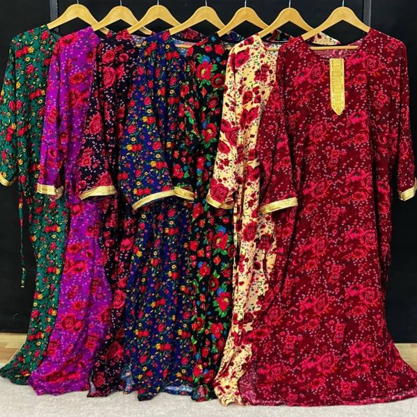پیراهن ساحلی زنانه کودری‌گل دار