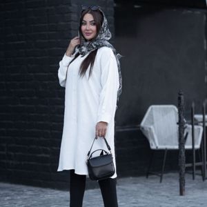 قیمت مانتو تابستونی دکمه دار مدل ابر