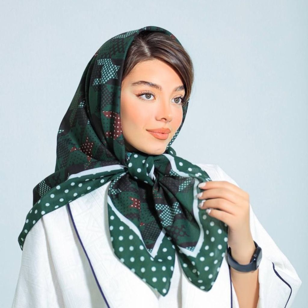 قیمت ارزان روسری نخی کد 1079