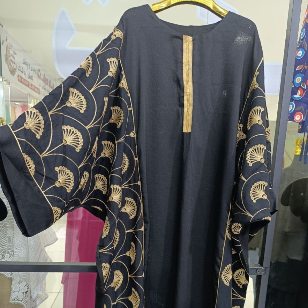 مشخصات مانتو عبایی زنانه مدل مهلا