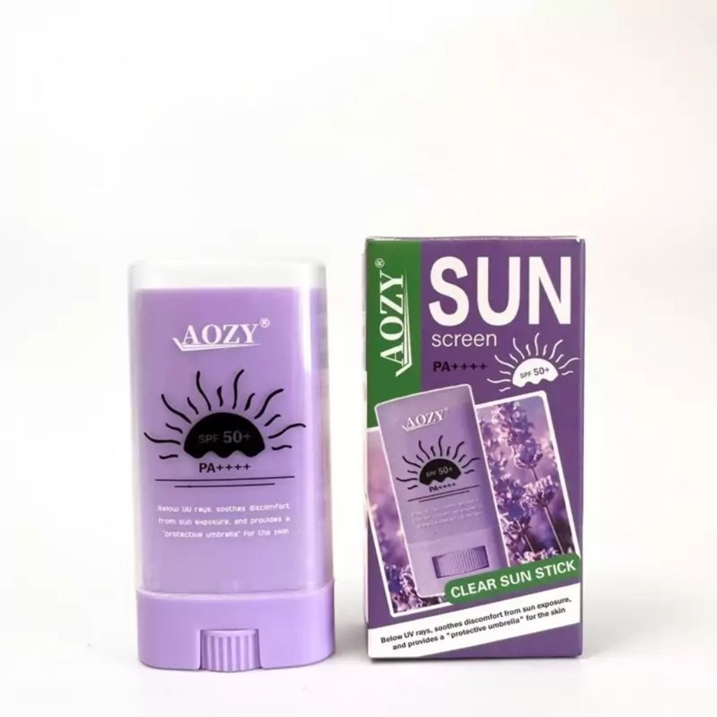 فروش اینترنتی ضد آفتاب استیکی مدل لوندر SPF 50 آزی سان AOZY SUN