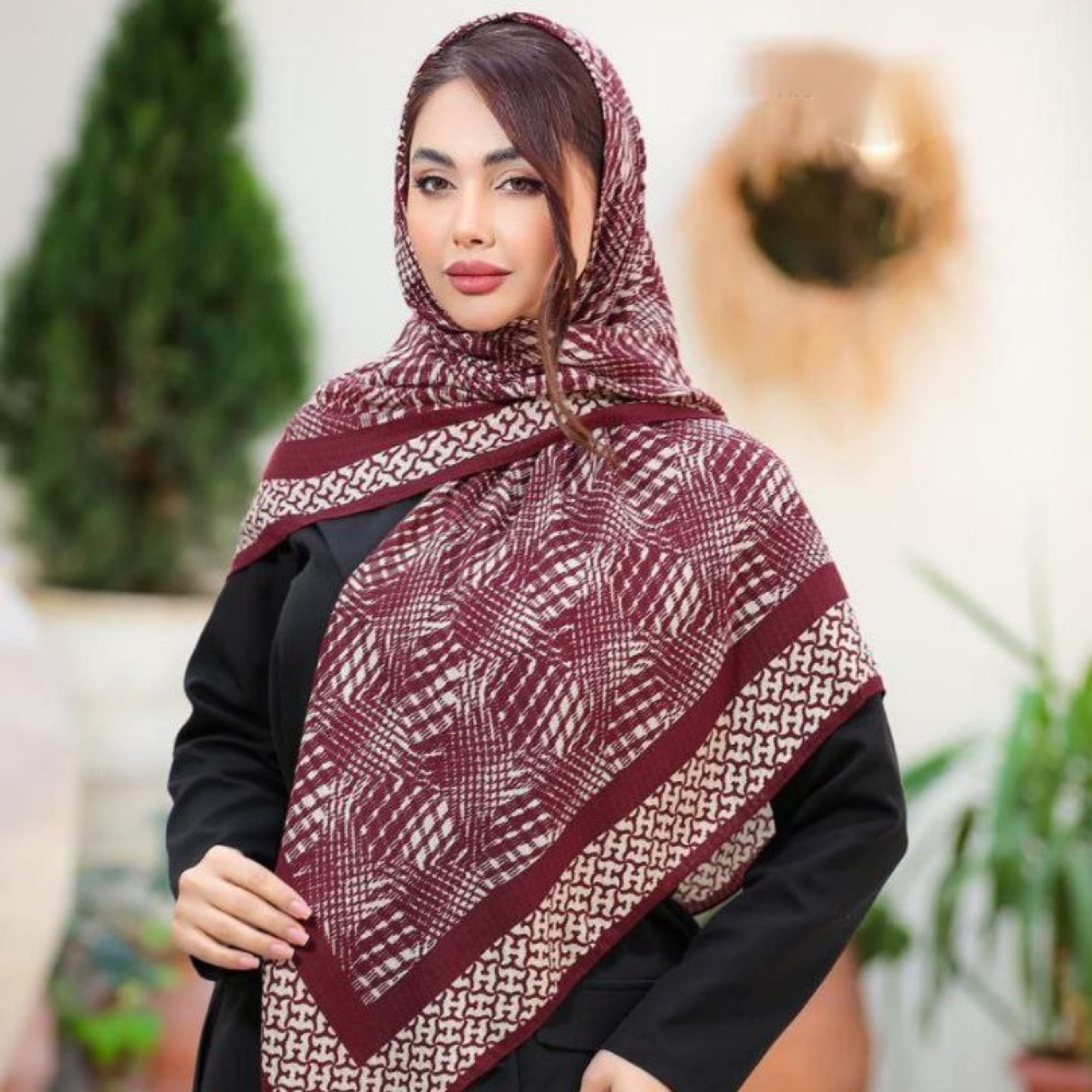 خرید آنلاین روسری نخی کد 1085
