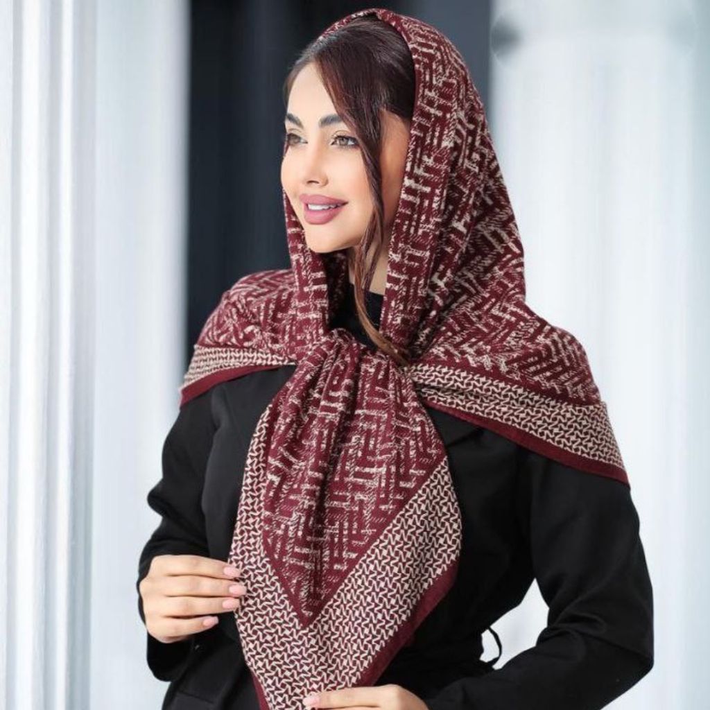 خرید اینترنتی روسری نخی کد 1086