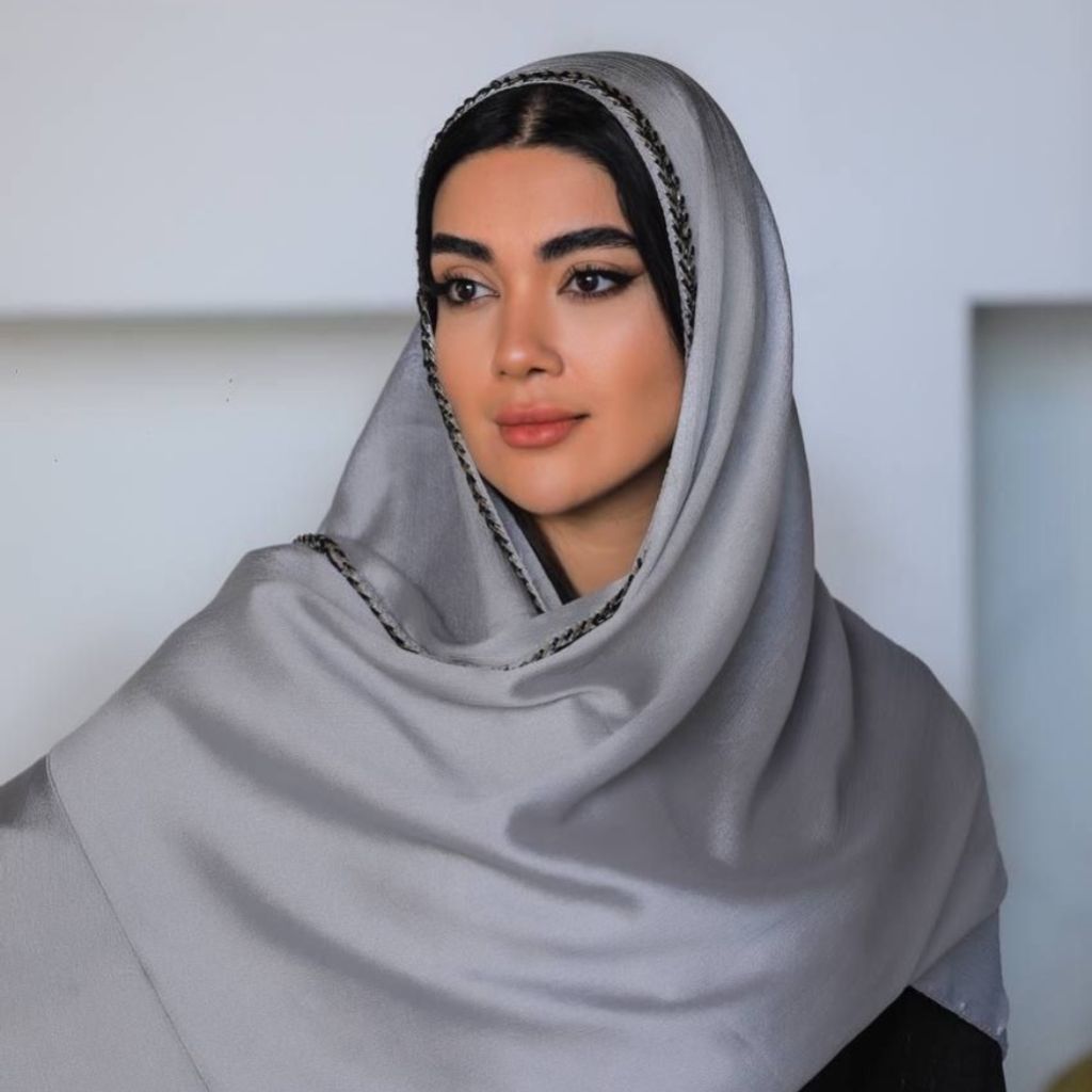 خرید آنلاین شال کریستال دور منجوق کد 1092