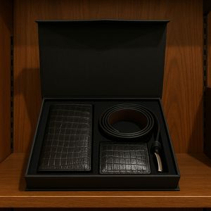 فروش اینترنتی ست مردانه چرم طبیعی گاوی