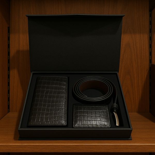 ست مردانه چرم طبیعی گاوی