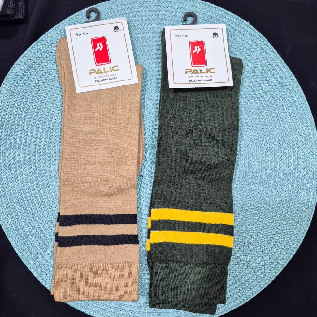 فروش اینترنتی جوراب ساقدار زنانه زیر زانو دو خط