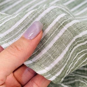 خرید آنلاین شومیز مانتویی راه راه پنبه زنانه فری سایز