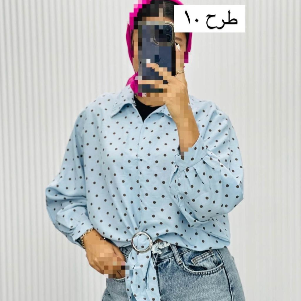 خرید آنلاین شومیز حلقه دار