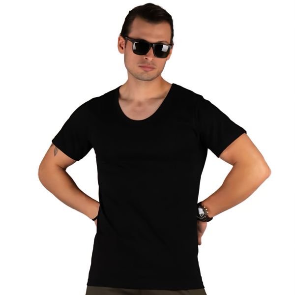 زیرپوش مردانه نیم آستین نخ پنبه برند دینگد کد R891