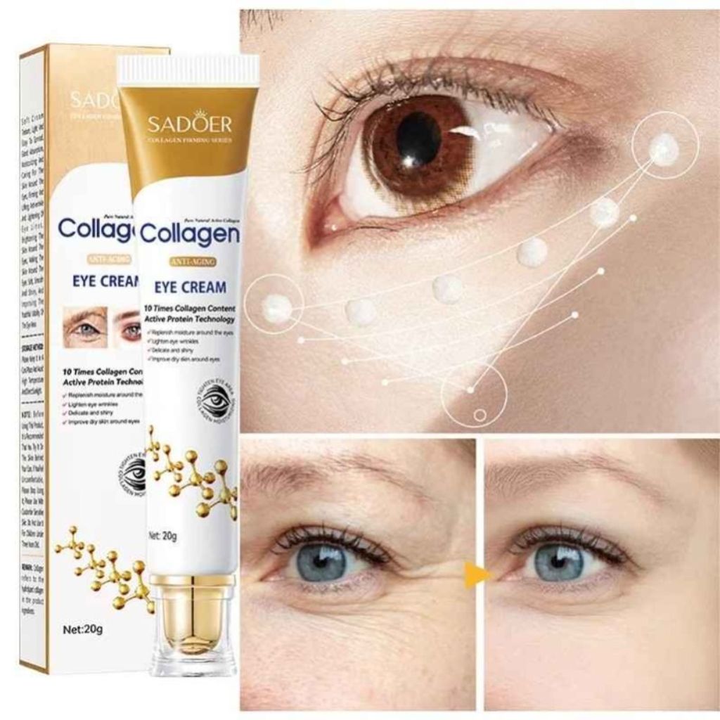 فروش اینترنتی کرم دور چشم ضد پیری کلاژن سادور وزن 20 گرم