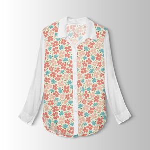 خرید اینترنتی پارچه لباسی پارچه الف مدل کرپ بوگاتی طرح شاخ و برگ کد 4011424