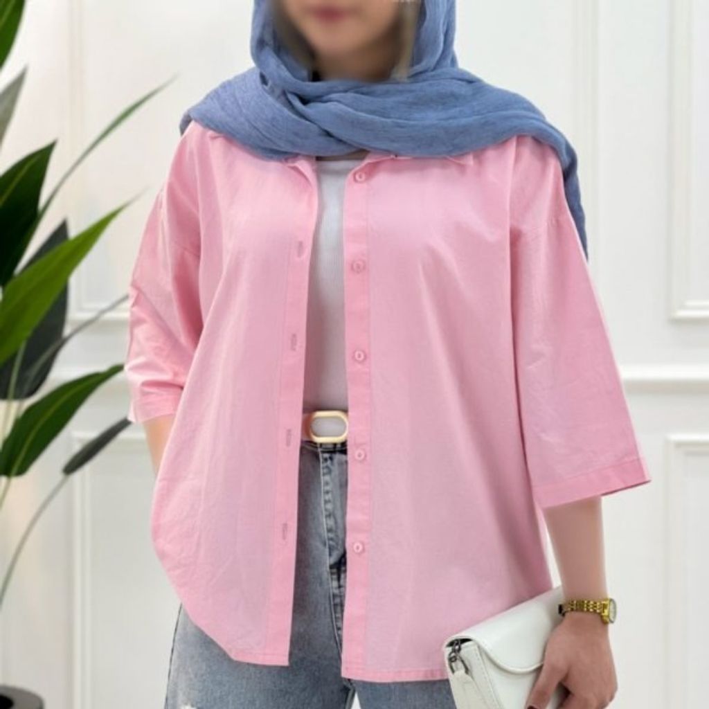قیمت ارزان شومیز باکسی لینن