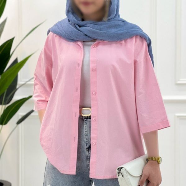 شومیز باکسی لینن
