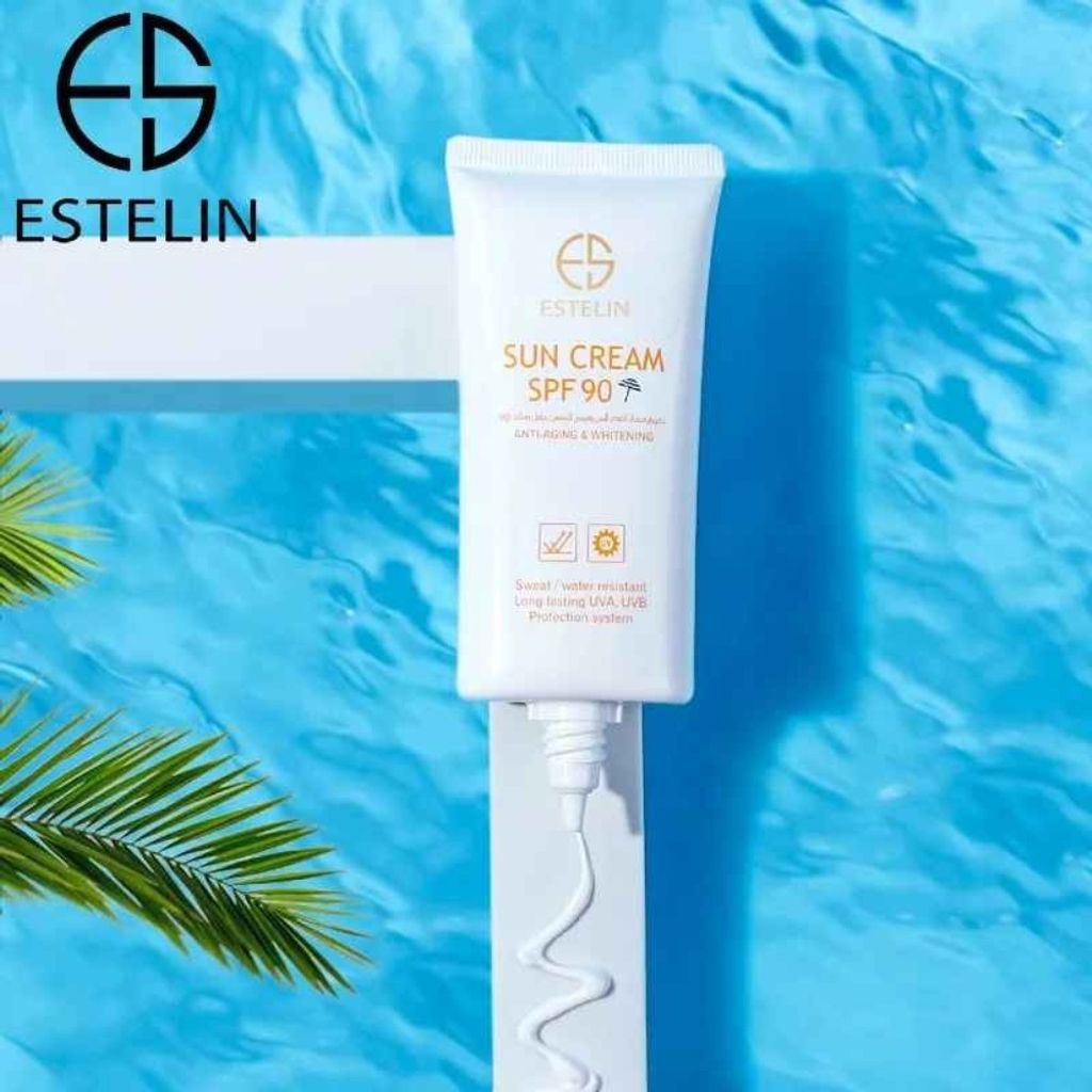 خرید انلاین کرم ضد آفتاب صورت و بدن استلین SPF 90 مدل ضد پیری و سفید کننده ESTELIN
