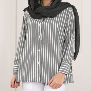 خرید آنلاین شومیز راه راه ماهتینا