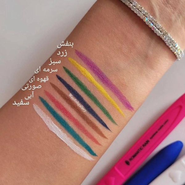خط چشم  ماژیکی رنگی