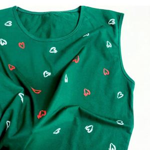 مشخصات تاپ زنانه نخپنبه قلبی