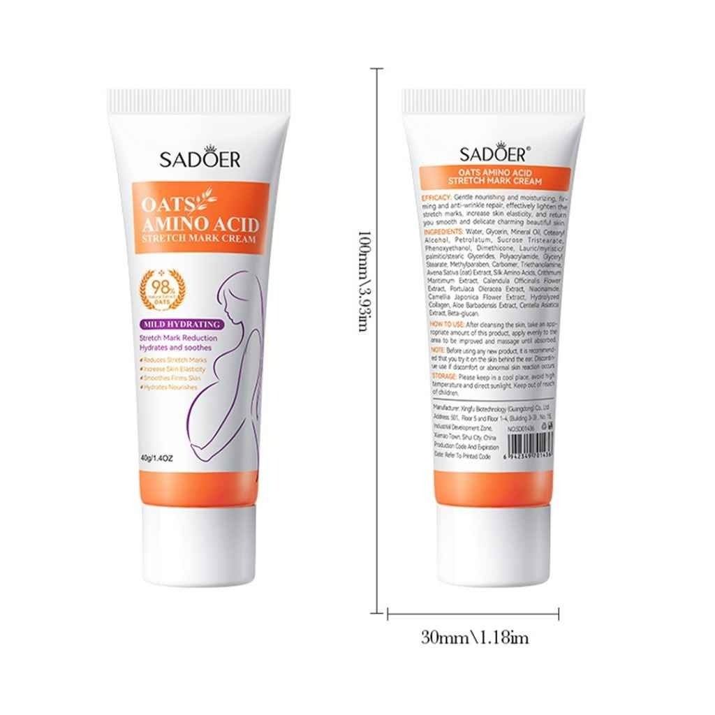 فروش اینترنتی کرم ترمیم کننده استرچ مارک سادور حاوی جو دوسر و آمینو اسید وزن 40 گرم SADO