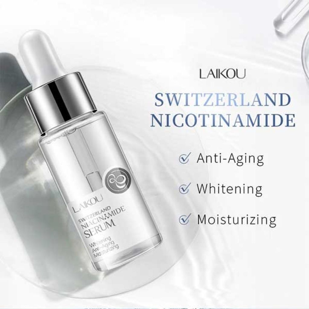 قیمت ارزان سرم صورت نیاسینامید سوییسی لایکو LAIKOU وزن 17 میل