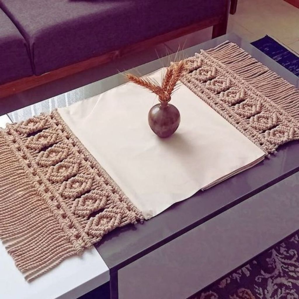 خرید انلاین رانر مکرومه بافی طرح نازی