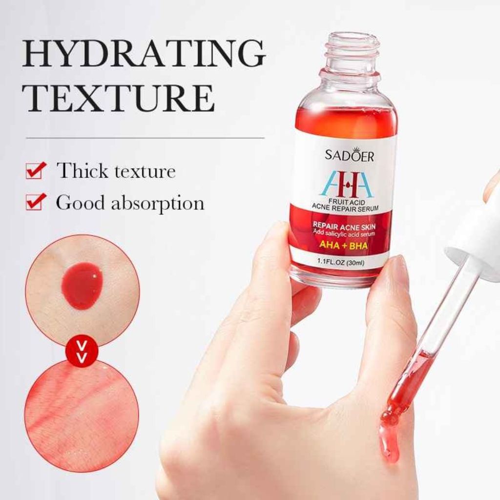 قیمت سرم صورت ترمیم‌کننده پوست و کوچک‌کننده منافذ سادور مدل AHA + BHA