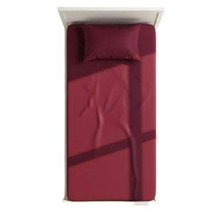 روتختی تک نفره کشدار ساده زرشکی