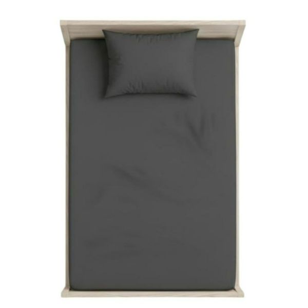 روتختی تک نفره کشدار ساده طوسی