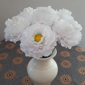 مشخصات گل مصنوعی مدل پیونی 6 عددی