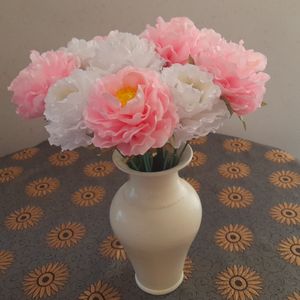 قیمت گل مصنوعی مدل پیونی 6 عددی