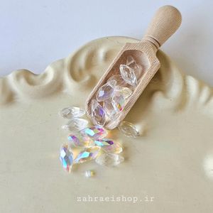 مشخصات بسته 20 عددی کریستال اشکی سوراخ دار