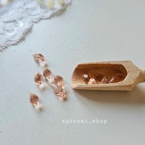 خرید انلاین بسته 20 عددی کریستال اشکی سوراخ دار