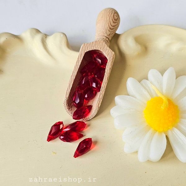 بسته 20 عددی کریستال اشکی سوراخ دار