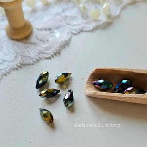 مشخصات بسته 20 عددی کریستال اشکی سوراخ دار