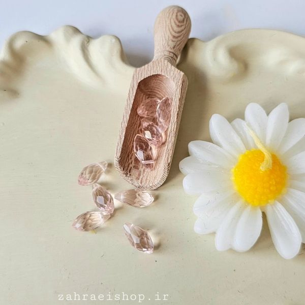 بسته 20 عددی کریستال اشکی سوراخ دار