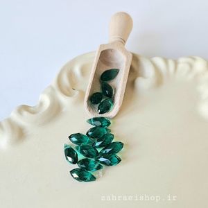 قیمت ارزان بسته 20 عددی کریستال اشکی سوراخ دار