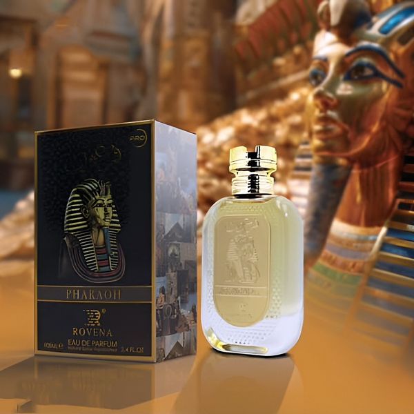 عطر 2025 جدید مردانه فرعون زرد برند روونا فرانسه - اسانس کاملا فرانسوی