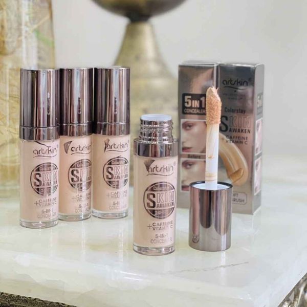 کانسیلر 5 کاره آرت اسکین مدل کافیین و ویتامین سی artskin حجم 13 میل