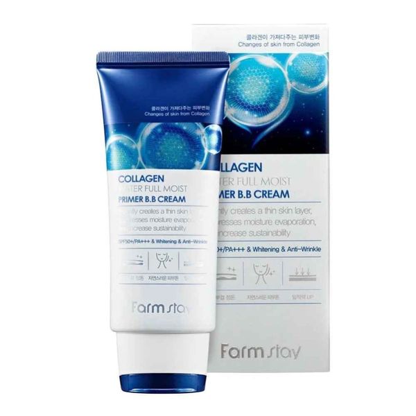 بی بی کرم پرایمر فارم استی حاوی کلاژن SPF 50 وزن 50 گرم اورجینال کره ای