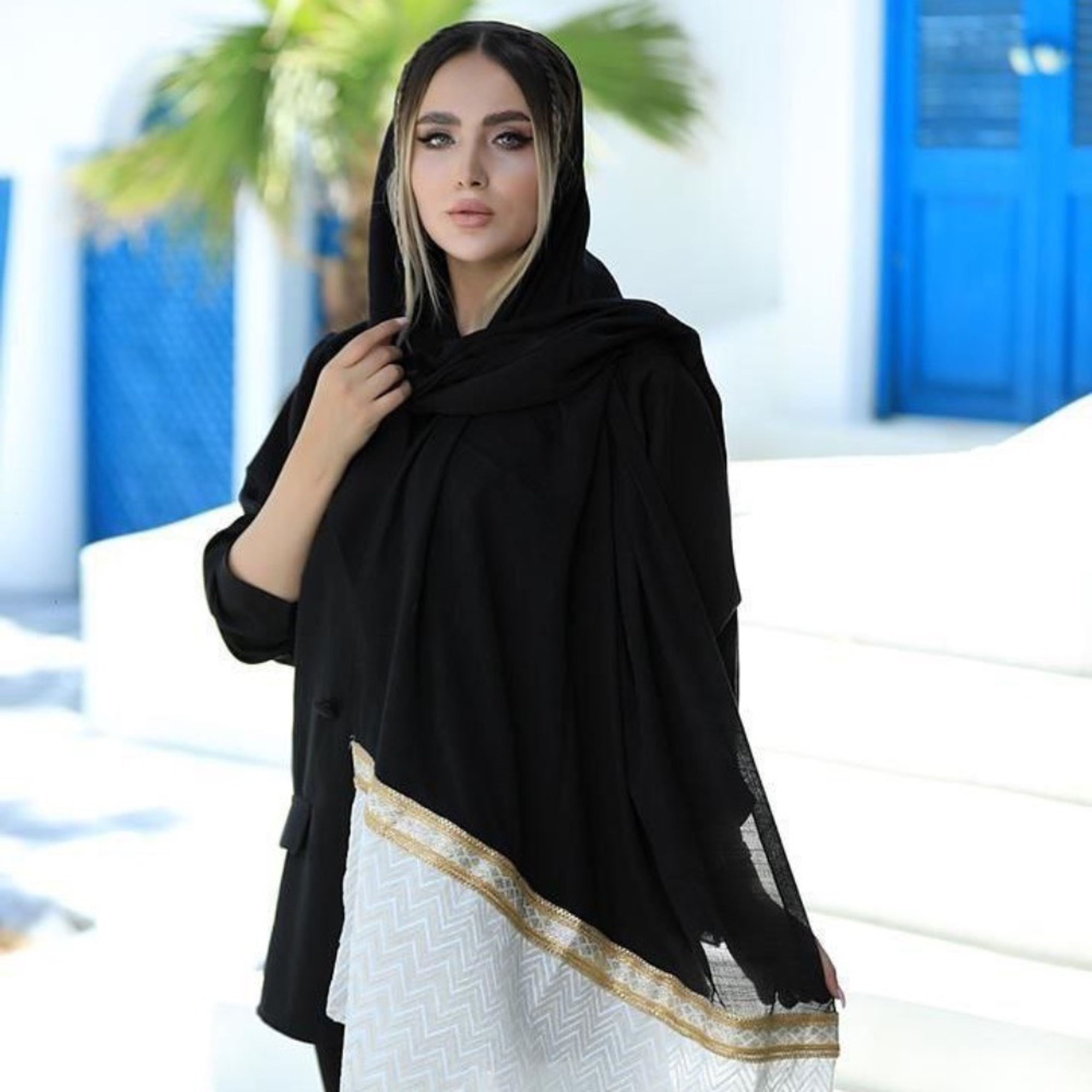 خرید اینترنتی شال دستک هندی کد 1115
